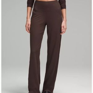 Lululemon ribbed high waisted straight leg align pants